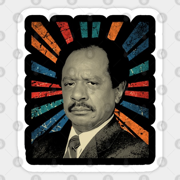 sketc vintage the Jeffersons Sticker by ArmandoApparel